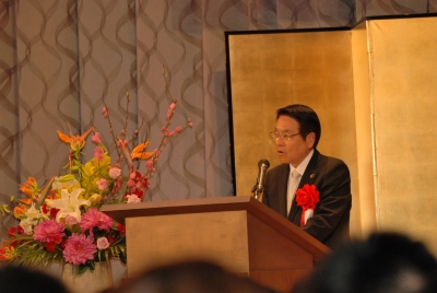 来賓祝辞 都留市長 堀内 富久 様