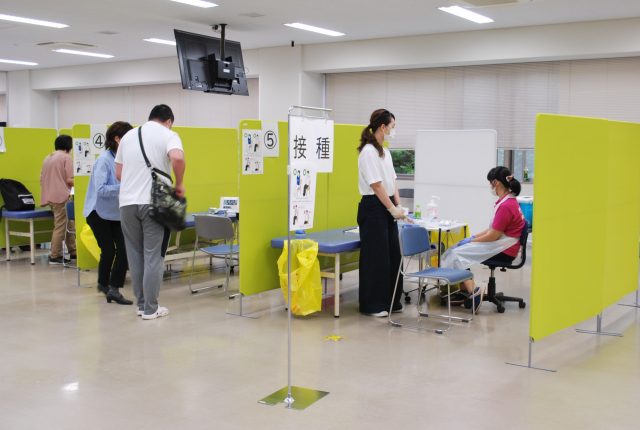 接種会場の様子